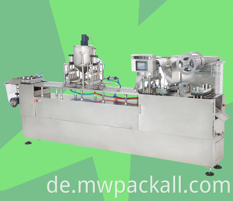 Automatische kundenspezifische pneumatische Trinkwasser -Plastikbecherfüllungsmaschine